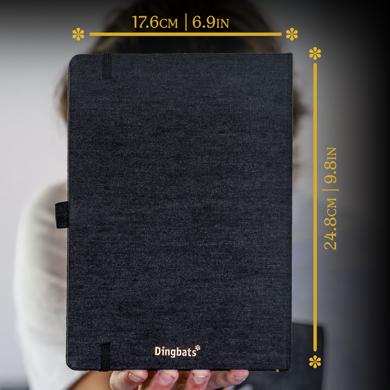 Black & Gold Bee B5 (17.6 x 24.8 cm) with Gift Box