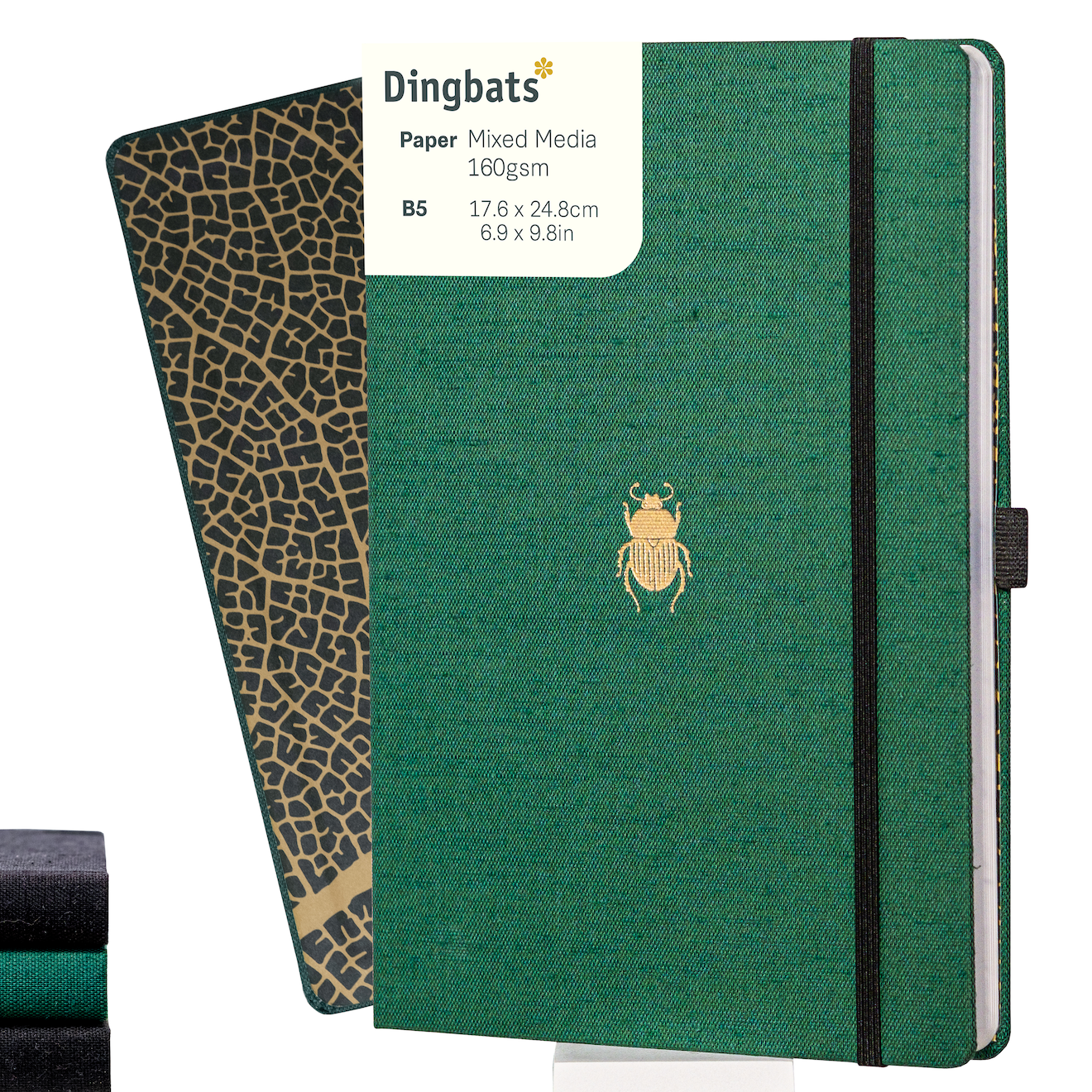 Green & Gold Beetle B5 (17.6 x 24.8 cm)