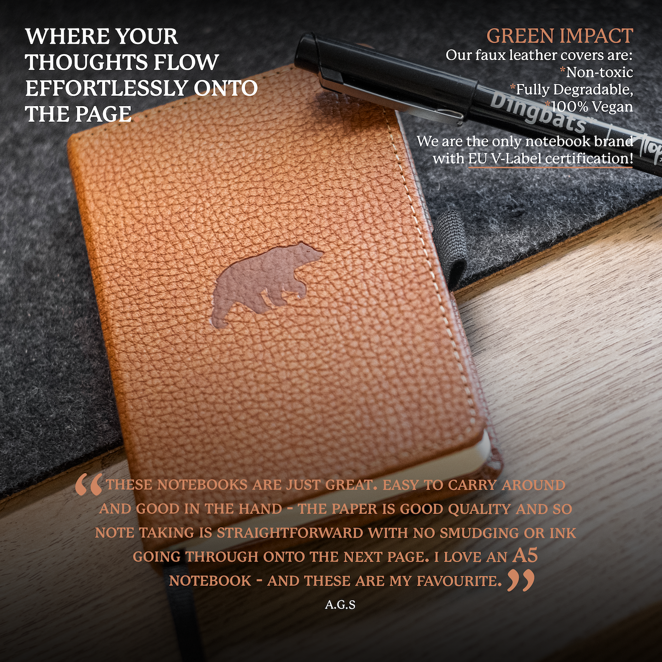 Brown Bear A6 (9.5 x 14.5 cm)