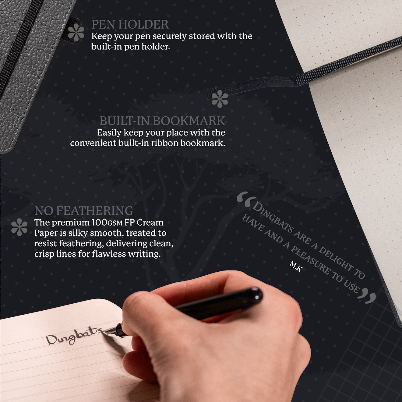 Grey Elephant A5+ (15.5 x 21.5 cm)