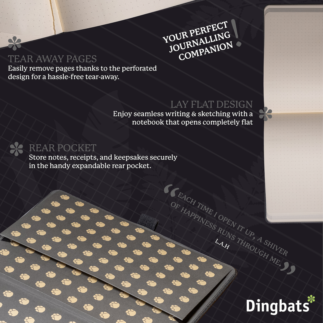 Grey Elephant A5+ (15.5 x 21.5 cm)