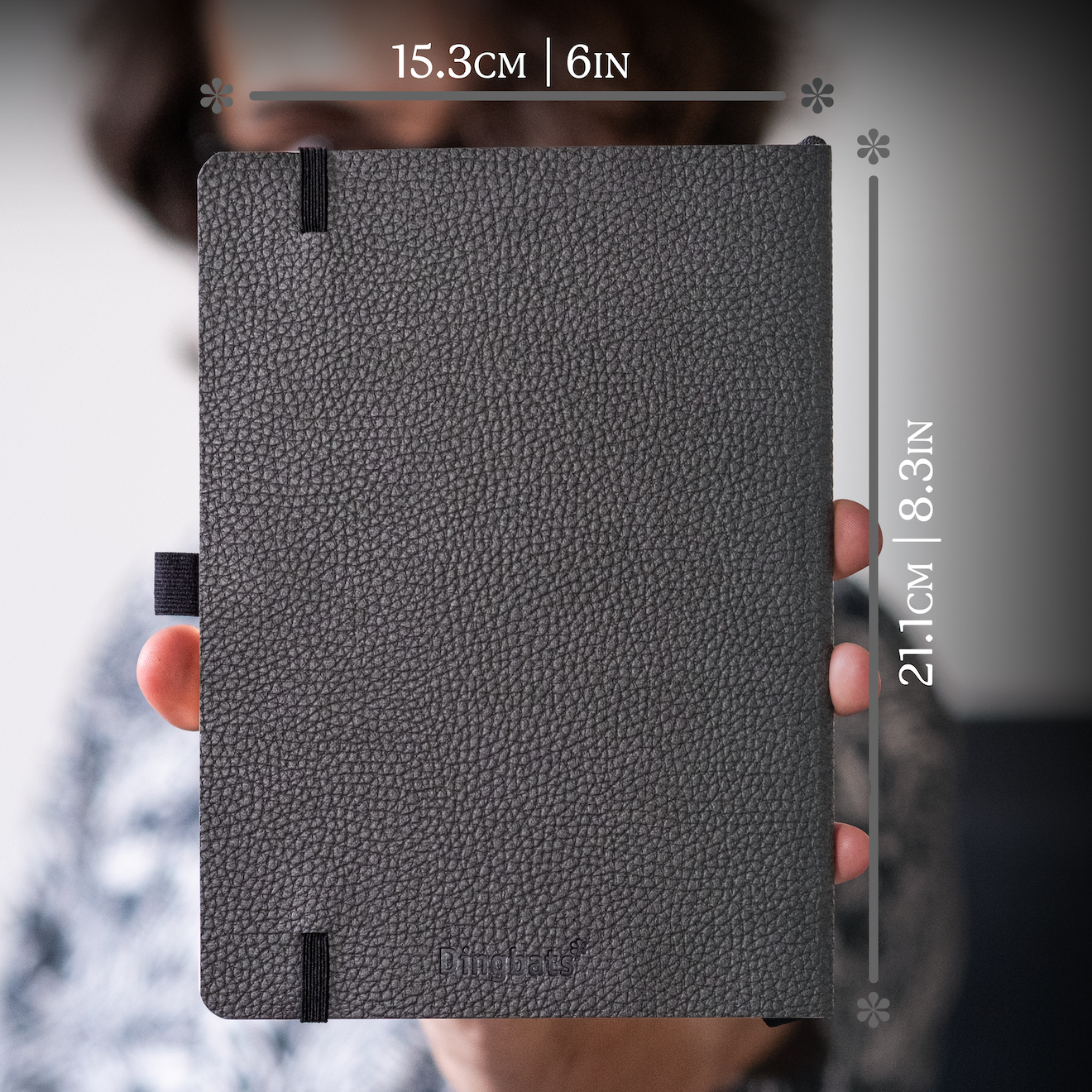 Grey Elephant A5+ (15.5 x 21.5 cm)