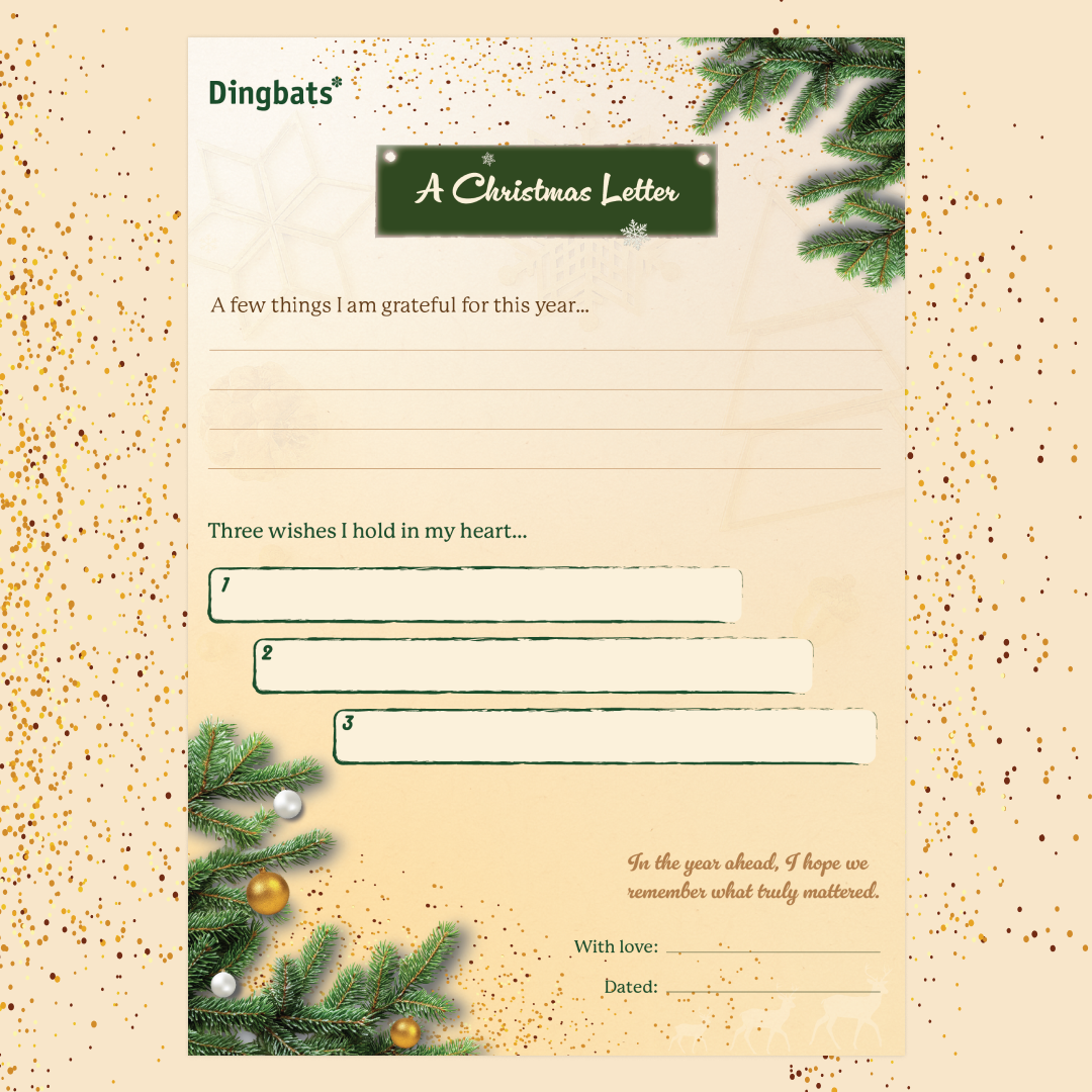 Christmas Letter Template
